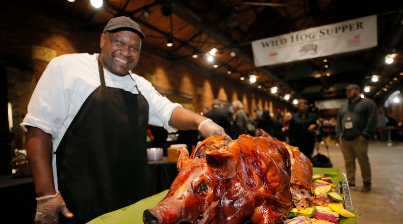 Committee dinners and big events such as the Wild Hog Supper on the eve of the legislative session's opening are often among the biggest expenses for lobbyists at the Georgia General Assembly. But this year, they were either called off or cut way back. BOB ANDRES /BANDRES@AJC.COM