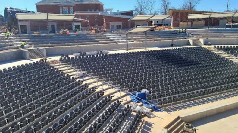 The Stockbridge amphitheater.