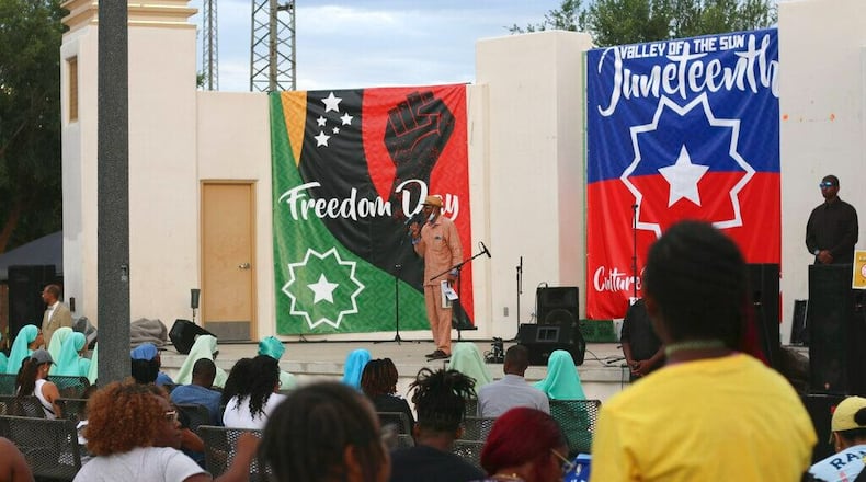 Johns Creek residents discuss the importance of Juneteenth celebrations. File Photo