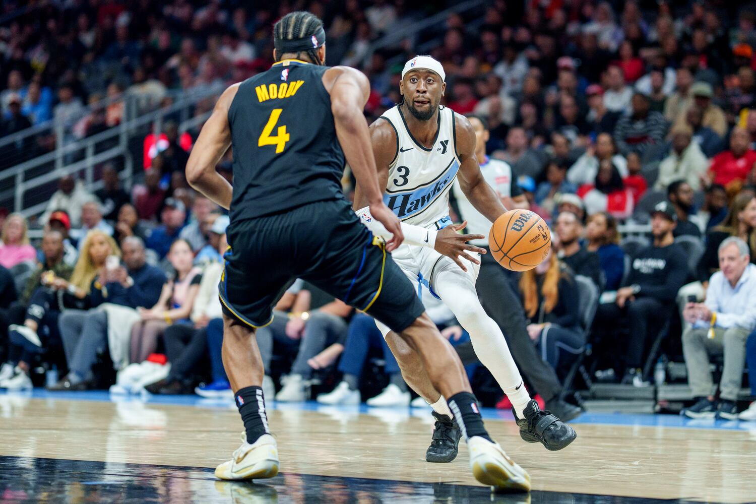 Warriors Hawks basketball