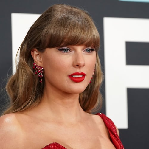 FILE - Taylor Swift arrives at the 67th annual Grammy Awards on Feb. 2, 2025, in Los Angeles. (Jordan Strauss/Invision/AP, File)