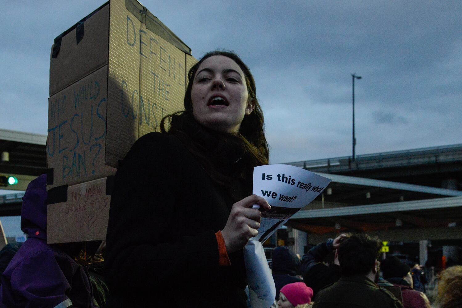 immigration ban protest