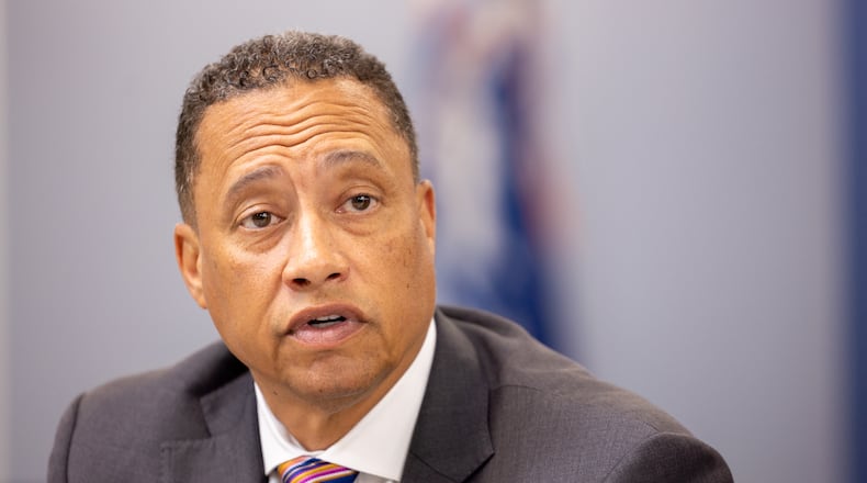 Fulton County Sheriff Patrick Labat has recommended the county build a new jail and has said he’s working with county commissioners to improve conditions at the existing facility. (Arvin Temkar/AJC 2024)