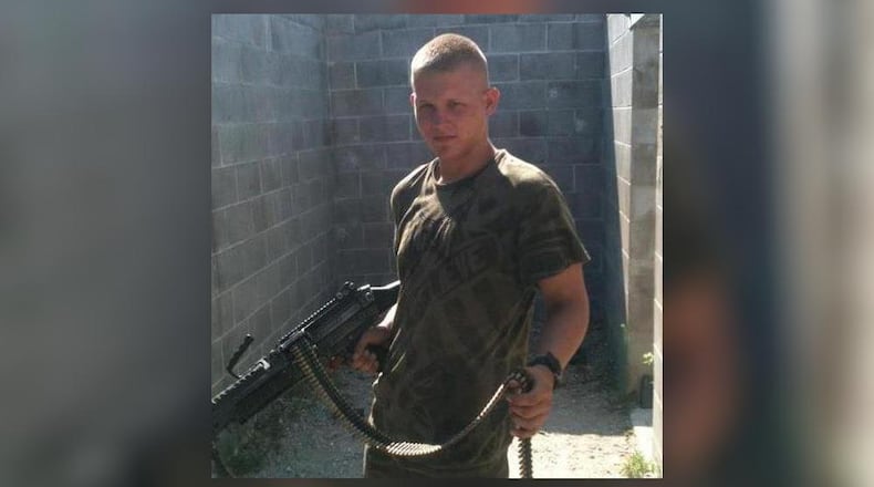 Former Marine and Wilkinson County deputy Cody Griggers in a photo from his Facebook page. Griggers was arrested in November 2020 on federal weapons charges. He is scheduled to be sentenced in June 2021.