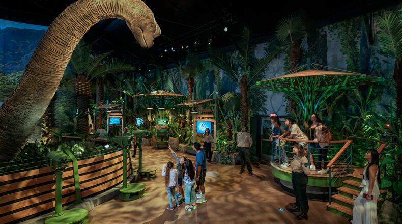 "Jurassic World: The Exhibition" is coming to Atlanta May 26, 2023. It has been in multiple cities around the world since 2016. UNIVERSAL STUDIOS/AMBLIN ENTERTAINMENT