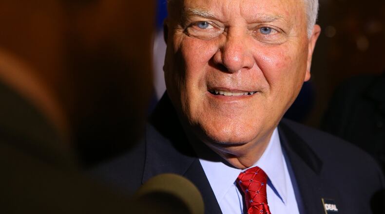 After a slow start, Gov. Nathan Deal outraised Democrat Jason Carter and benefited from millions of dollars in spending from outside groups. CURTIS COMPTON / CCOMPTON@AJC.COM