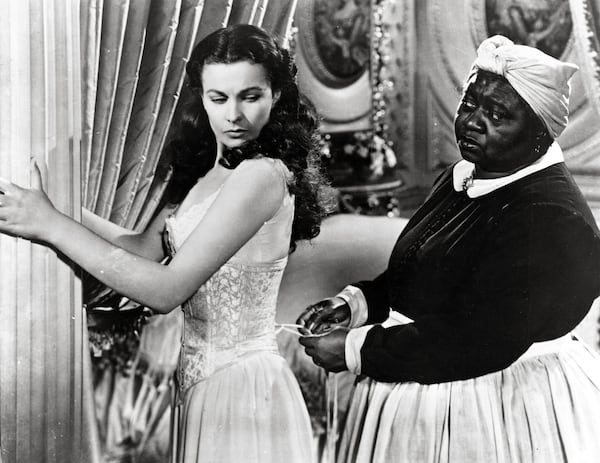 Vivien Leigh, left, and Hattie McDaniel in the film "Gone With the Wind." (Metro-Goldwyn-Mayer Studios/Zuma Press/TNS)