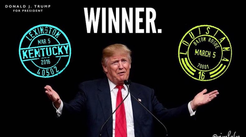 Donald Trump posted this picture of himself.