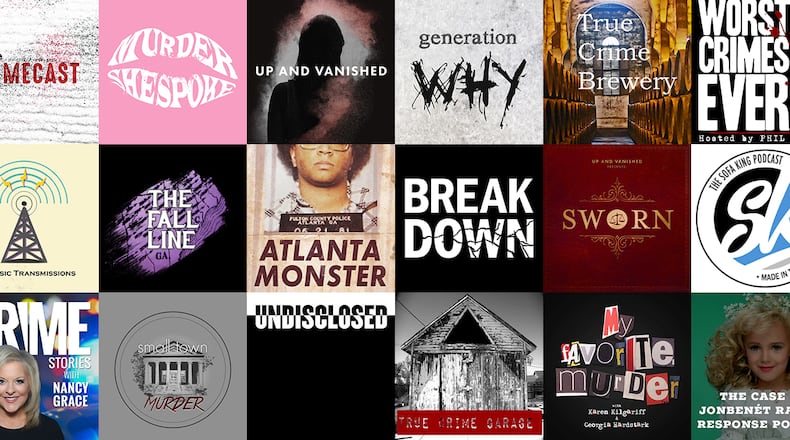 Georgia crime cases are a popular subject on true-crime podcasts.