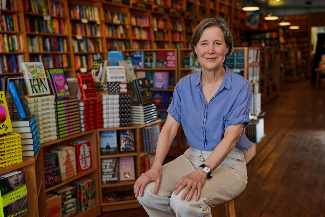 Nashville author and bookstore owner Ann Patchett follows her 2023 Pulitzer nominated novel with "Whistler." (George Walker IV/AP)