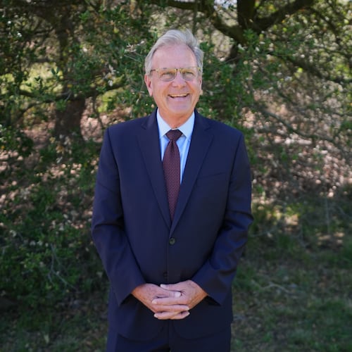Jim Desmond, a Republican candidate for California's 48th Congressional District, poses for a portrait Friday, May 29, 2026, in Vista, Calif. (AP Photo/Gregory Bull)