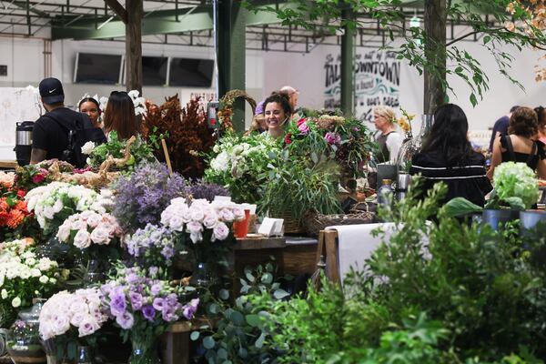 People shop at Upper West Market in Atlanta on Saturday, Aug. 15, 2026. (Abbey Cutrer/AJC)