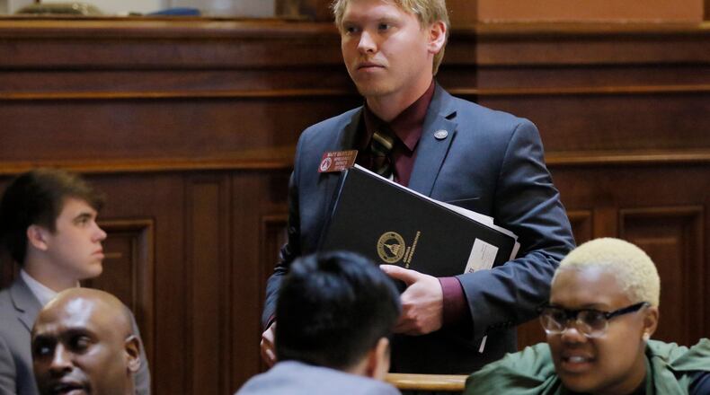 State Rep. Matt Gurtler, R-Tiger. BOB ANDRES /BANDRES@AJC.COM