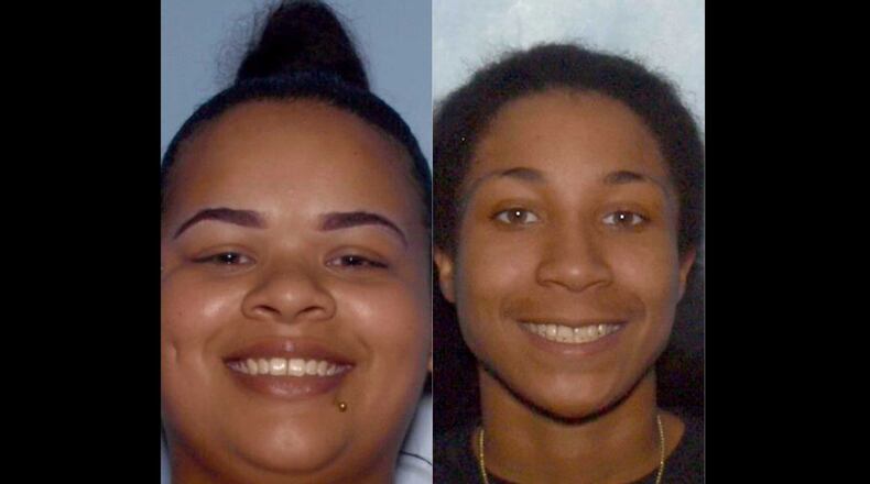 Shariah Esquivel, 21, and Nakirah Jones, 23, are wanted by police.