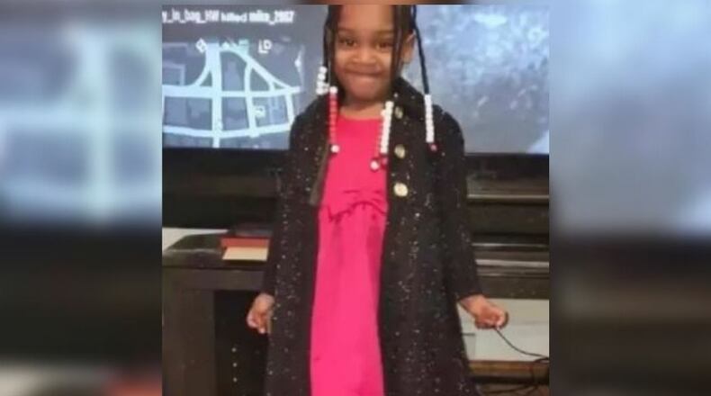 Khalis Eberhart, 5, was shot in the chest after a 3-year-old sibling found an unsecured gun and fired the weapon Thursday night at their South Fulton apartment, police said.