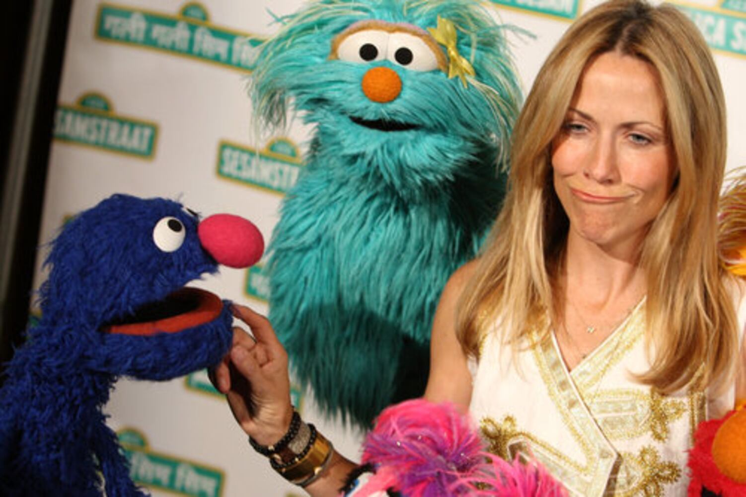 Elmo and friends go black tie at gala