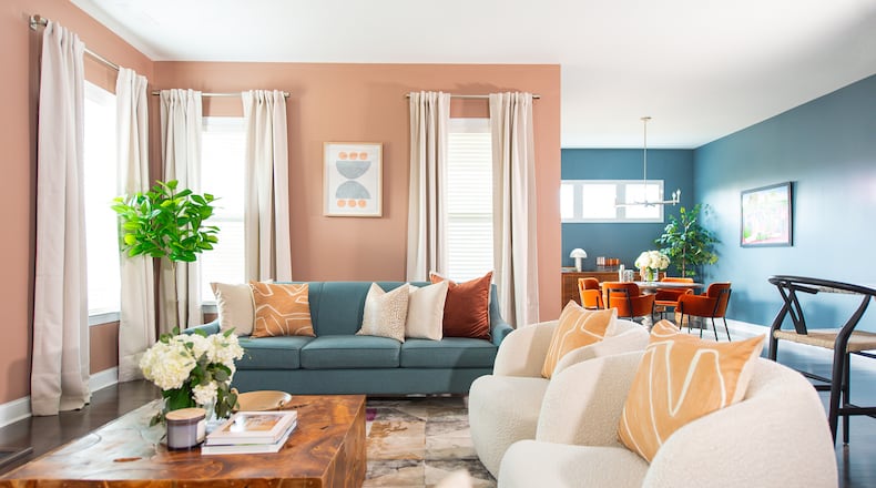 Atlanta designer Amber Guyton said lighter colors and fabrics are a great summer refresh.
(Courtesy of Amber Guyton at Blessed Little Bungalow / Brandon Grate)