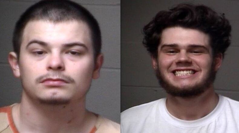 Kayden Louis Fillingame (left), Zackariah Daniel Mitchell