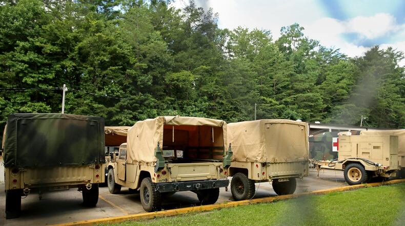 The sheriff said the 15 explosive devices found at the soldier's home were stolen from the Camp Merrill U.S. Army Training Facility in Lumpkin County.