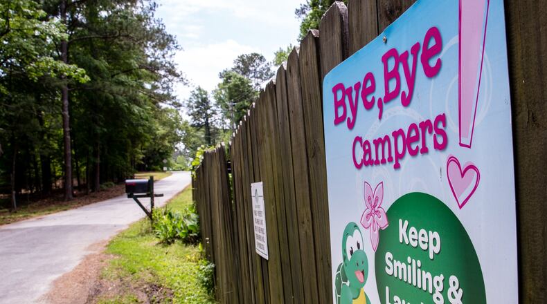Girl Scouts’ Camp Timber Ridge in Mableton, shown on Tuesday, May 5, 2020, is one of three area Girl Scout sleepaway camps that will remain closed this summer. The organization has canceled all 2020 summer camp programs through Aug. 9.