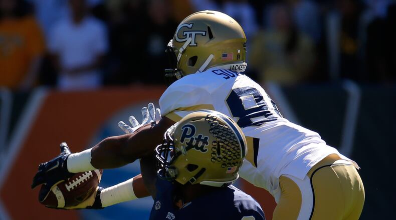 Former Georgia Tech wide receiver Micheal Summers will transfer to Georgia Southern for his final season of eligiblity. (Photo by Kevin C. Cox/Getty Images)