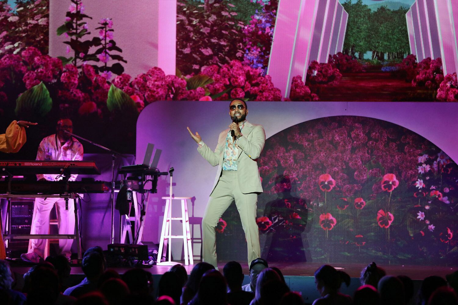 John Legend opened his The Bigger Love Tour on Wednesday, September 1, 2021 at Cadence Bank Amphitheatre at Chastain Park, with The War and Treaty opening the show.
Robb Cohen for the Atlanta Journal-Constitution