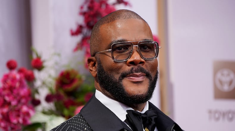 FILE - Tyler Perry arrives at the BET Awards, June 9, 2025, at the Peacock Theater in Los Angeles. (Photo by Jordan Strauss/Invision/AP, File)