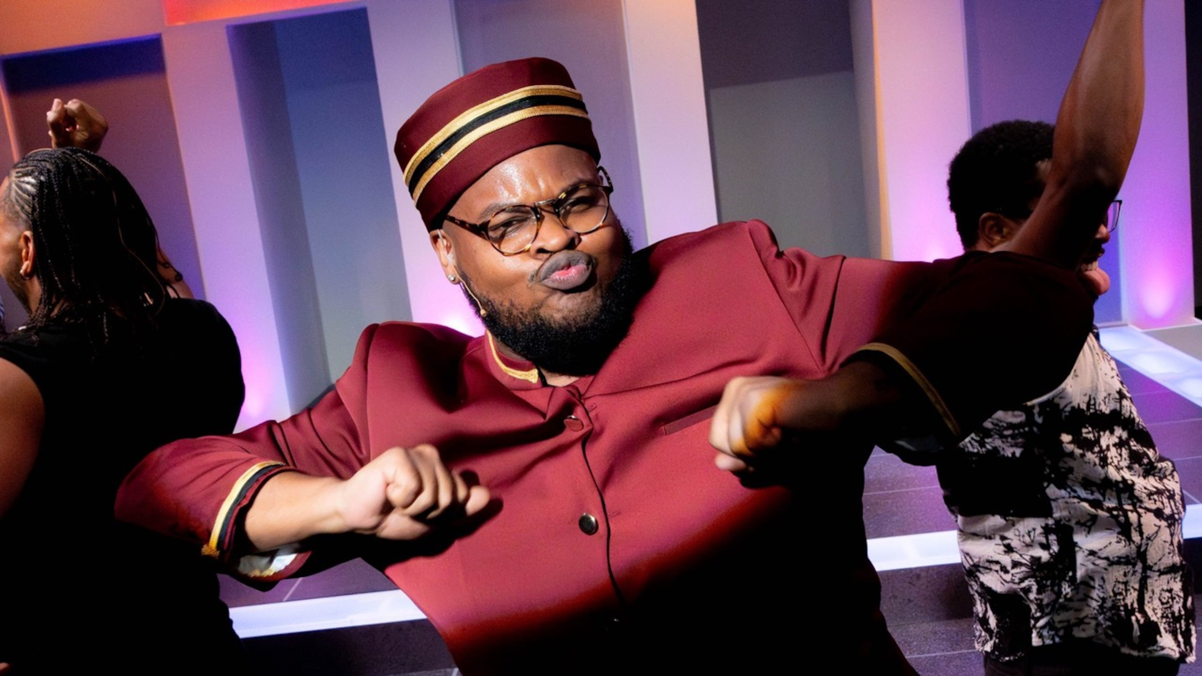 Eddie Weaver owns his starring role as Usher, a Broadway usher confronting insecurity, loneliness and the near-impossible road to self-acceptance, in "A Strange Loop" at Actor's Express. (Courtesy of Casey Gardner Ford)