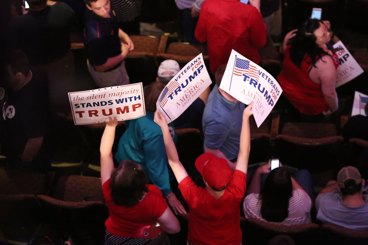 The scene: Donald Trump visits Atlanta