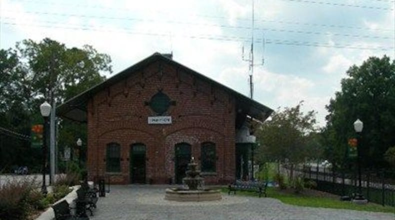 The Depot in downtown Hampton, where the City Council meets.