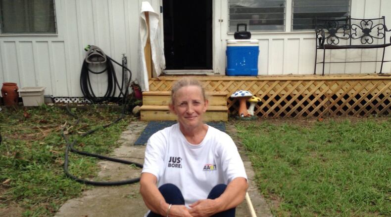 Sonja Edleman rode out Hurricane Matthew on Tybee Island, where she lived for 45 years. Dan Chapman