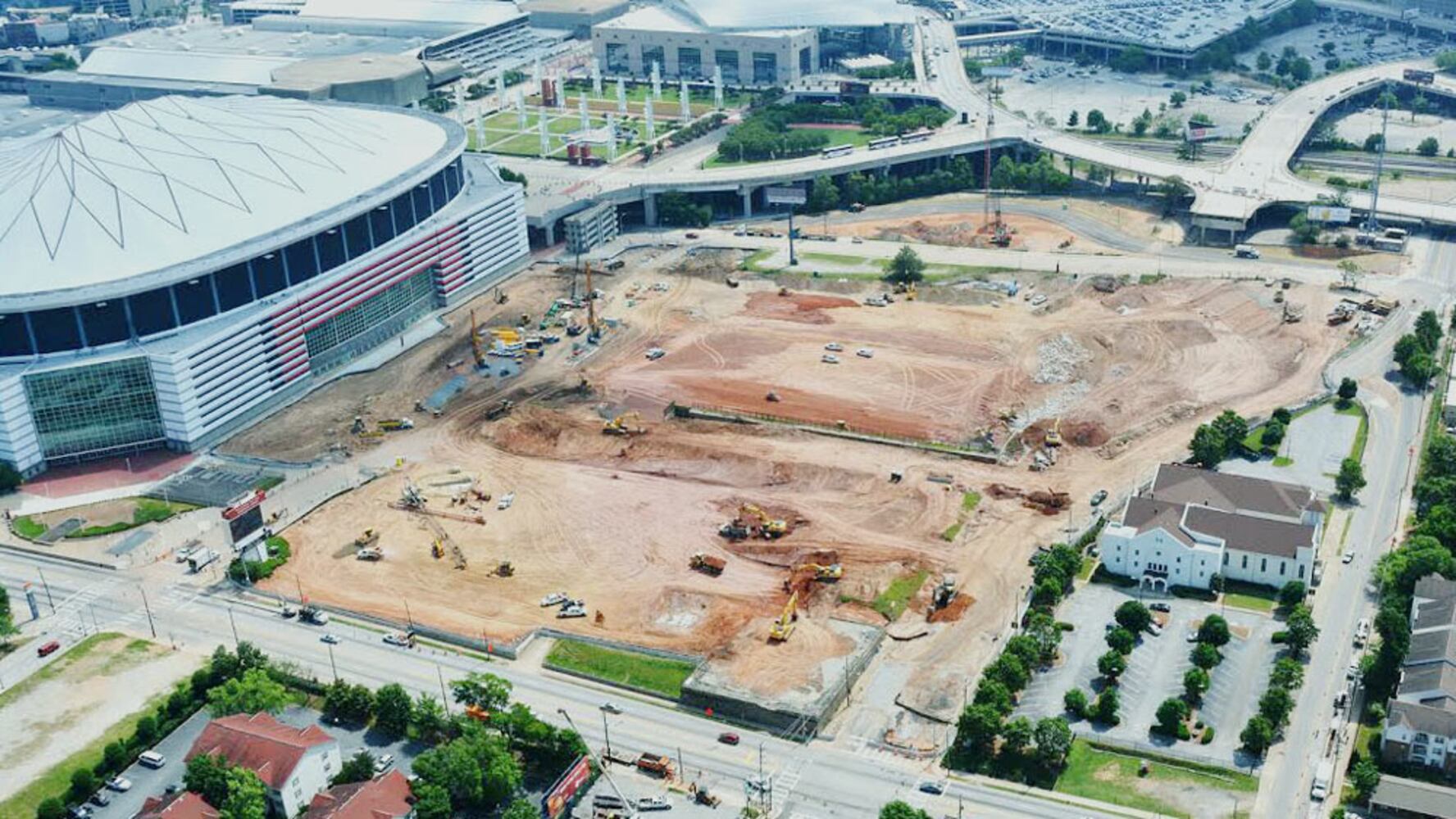 Falcons stadium to open for 2017 season