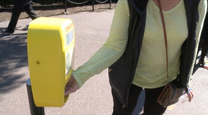 Norcross may soon install sunscreen stations at four city parks thanks to donation. Courtesy Impact Melanoma