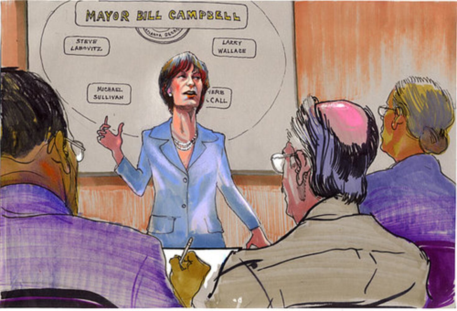 Bill Campbell's federal trial