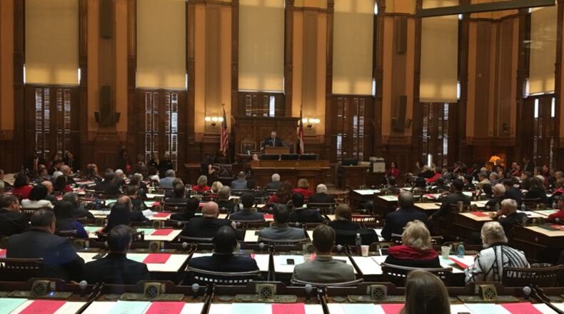 The Georgia House of Representatives . MARK NIESSE / MARK.NIESSE@AJC.COM