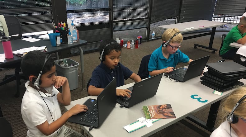 Students at the Brookhaven Innovation Academy, which opened in September, have a research-based curriculum that incudes delving into real-world problems and learning how to code.