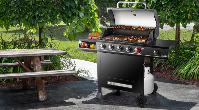 A grill is great addition to all outdoor spaces and sets the tone for cookouts.
Courtesy of Dyna-Glo