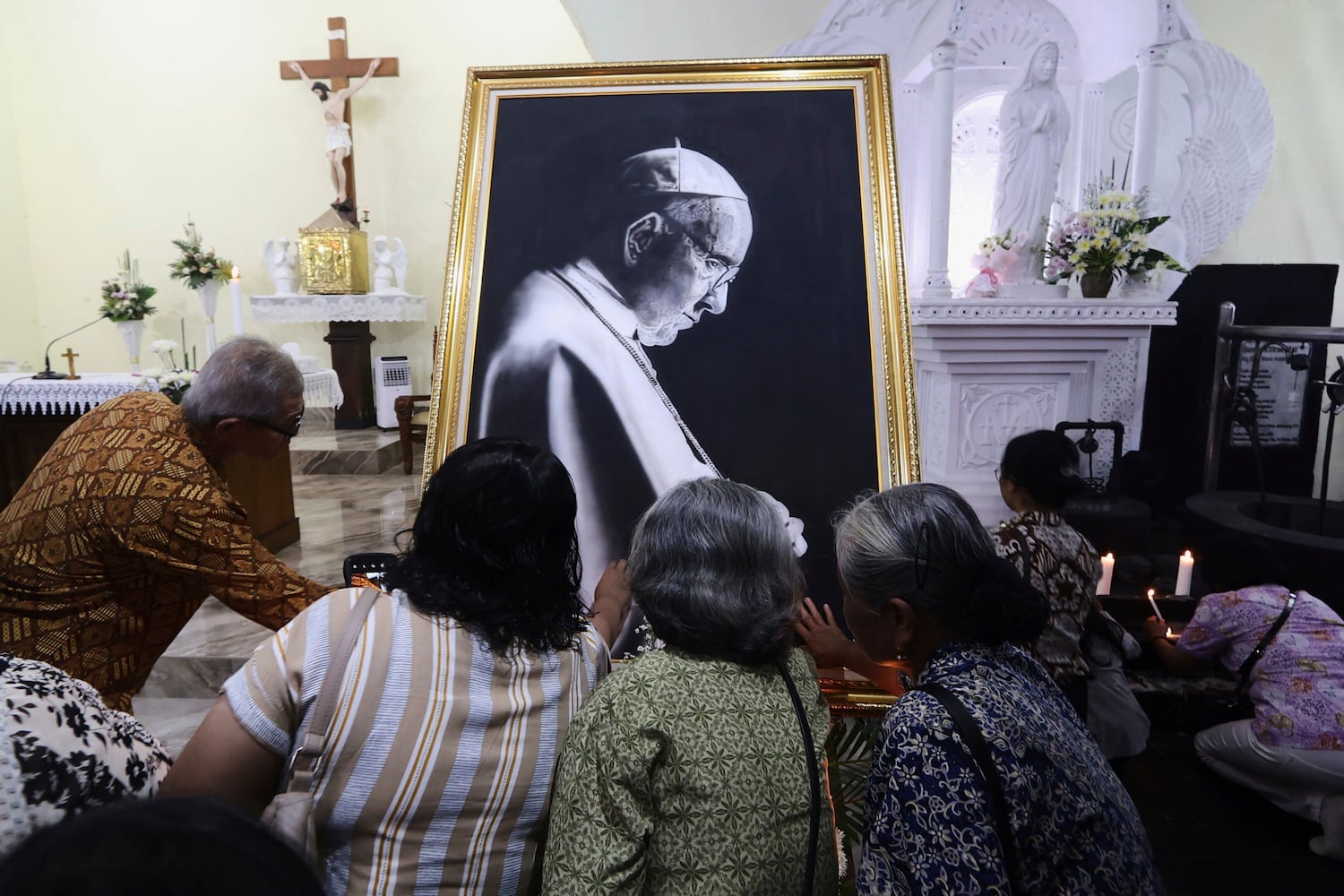 Indonesia Obit Pope Francis Global Reax
