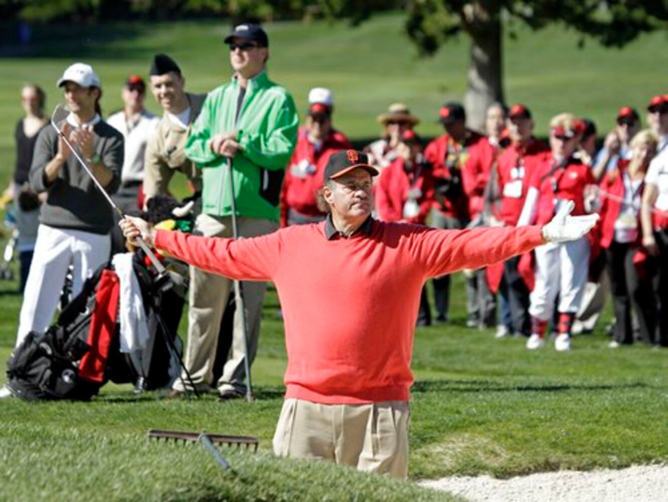 Celebrities hit links at Pebble Beach Pro-Am