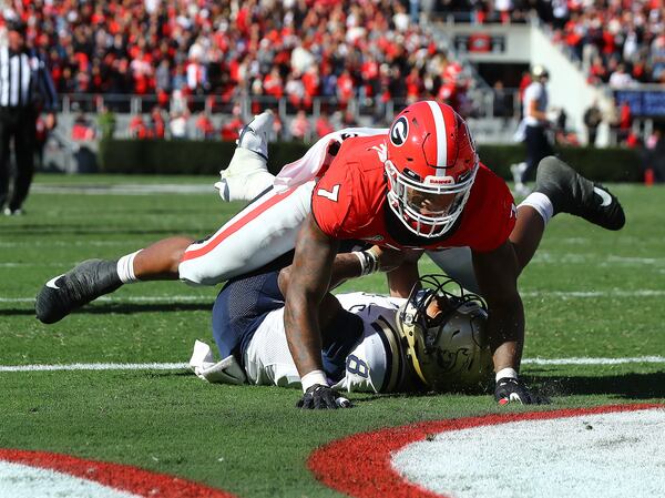 Coaches Poll-Top 25 rankings-Week 13-Georgia football