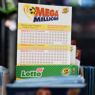 The Mega Millions jackpot was won Friday, Nov. 14, 2025, from the luck of a ticket purchased at a Publix in Newnan. (Nam Y. Huh/AP)
