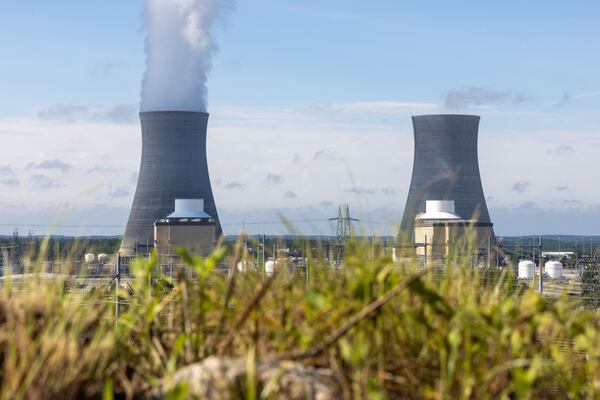 Units 3 and 4 at Plant Vogtle, in Burke County near Waynesboro, Georgia, on Monday, July 31, 2023. (Arvin Temkar/The Atlanta Journal-Constitution/TNS)