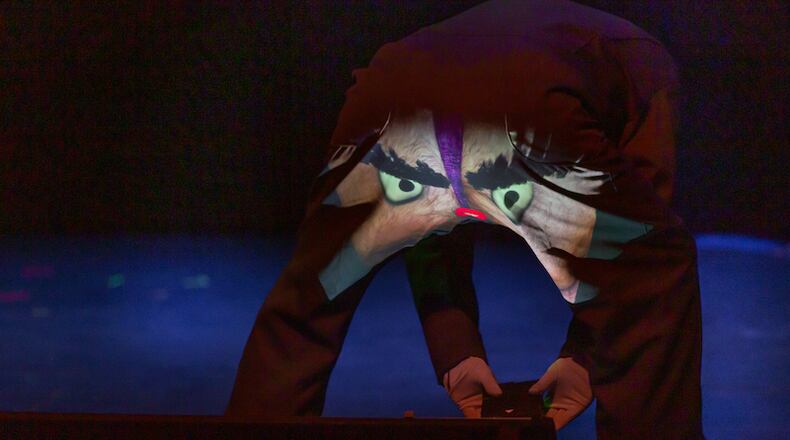 Anthony Marotta, a University of Georgia drama professor, presents a wild performance art piece starring his own body parts and turning himself into a stage, during “XPT: Xperimental Puppetry Theater." The 15-act show for adults runs May 1-5.