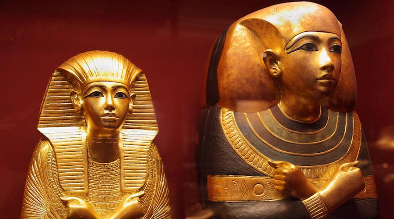 A new Tutenkhamun exhibition featuring replicas of the real thing is coming to the Exhibition Hub Arts Center in Doraville Sept. 28, 2023 for at least three months. CONTRIBUTED