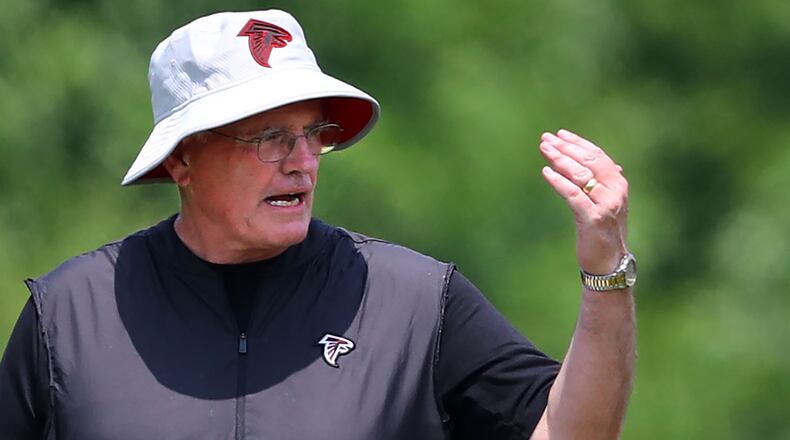 Falcons assistant coach Bob Sutton. AJC File photo