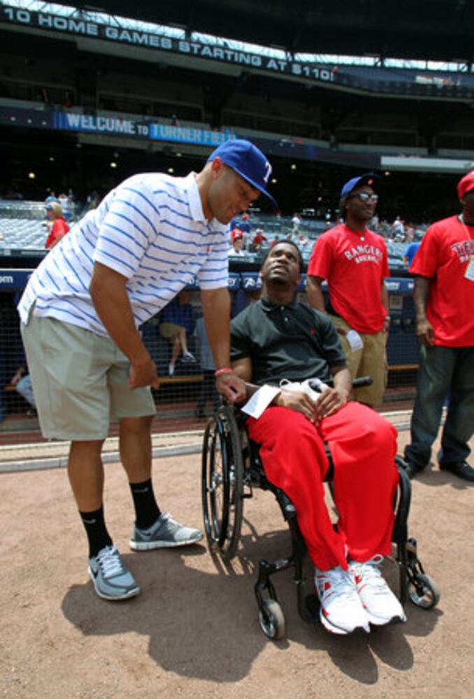 Johnathan Taylor meets the Rangers