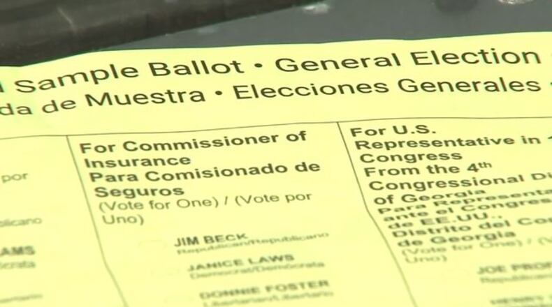 The Democratic Party of Georgia says it has evidence that as many as 4,700 DeKalb County voters never received their mail-in ballots.