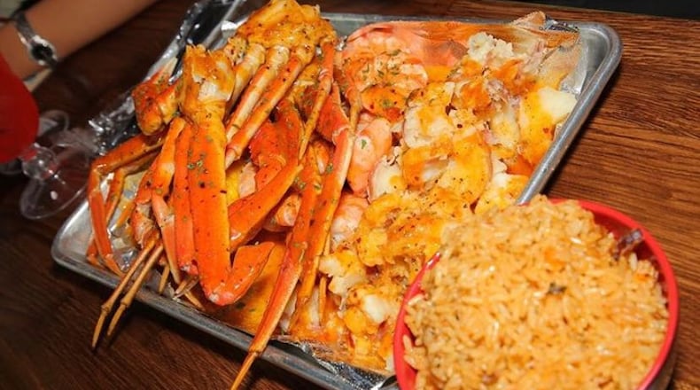 Seafood from Krab Queenz.