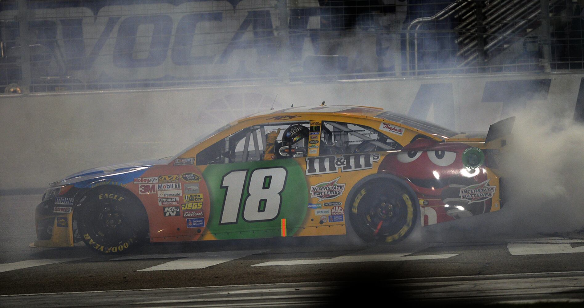 NASCAR under the lights at Atlanta Motor Speedway