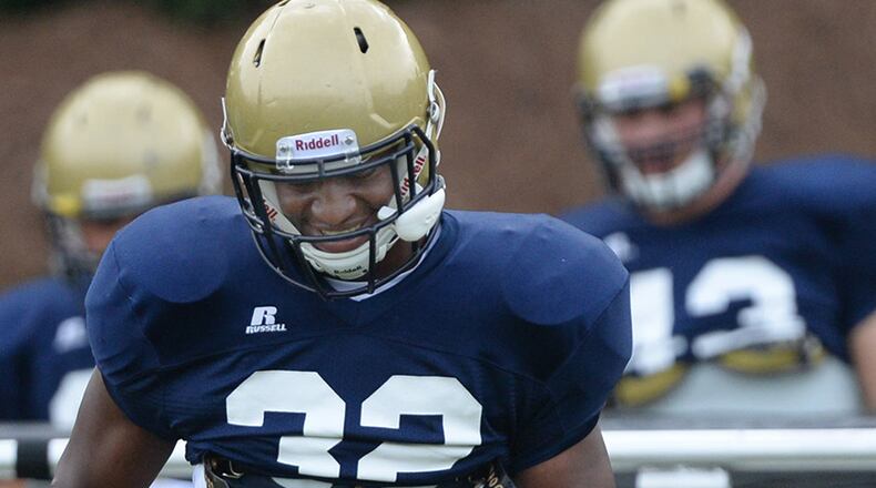 Georgia Tech defensive lineman Jabari Hunt-Days was declared academically ineligible in May.